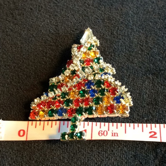 Vintage NWOT Christmas Tree Brooch - Picture 3 of 4